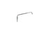 Component Hardware KL55-7018ASE1 18" Stainless Steel Swing Spout Pre-Rinse Add-On Faucet