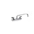 Component Hardware KL45-8012-MK 8" Centers Stainless Steel Compression Wall Mount Encore Faucet