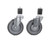 Component Hardware CSTPK-5RES 5" Dia. Gray Polyurethane Wheel Expanding Stem Swivel Caster Pack