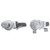 Component Hardware CSTPK-5RES 5" Dia. Gray Polyurethane Wheel Expanding Stem Swivel Caster Pack