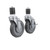 Component Hardware CSTPK-5RES 5" Dia. Gray Polyurethane Wheel Expanding Stem Swivel Caster Pack