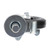 Component Hardware C99-1051 5" Dia. Black Polyolefin Stem Caster