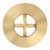 Component Hardware E16-4050 1.5" L Brass Sink Drain