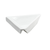 FOH DSD067WHP23 2 Oz. White Triangle Porcelain Kyoto Ramekin