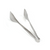 FOH BUT024BSS22 12" D Silver Stainless Steel Tongs