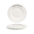 FOH CDP132BEP22 10.63" Dia. Porcelain Round Rimmed Celebration Catalyst Plate