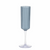 FOH ACH003BLT23 6 Oz. Blue Plastic Gatsby Champagne Flute Glass