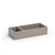 FOH RAH008BEL21 4.25" W Beige Rectangular Faux Leather Accessory Holder
