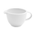 FOH TCR006WHP23 6 Oz. White Porcelain Round Spiral Creamer with Handle