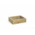 FOH BHO147NAW20 12.75" W x 10.5" D x 3.5" H Natural Shallow 1/2 Size Rustic Wood Housing or Pan Set