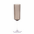 FOH ACH003GYT23 6 Oz. Gray Plastic Gatsby Champagne Flute Glass