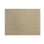 FOH XPM117TAV83 16" W Tan Vinyl Rectangle Metroweave Placemat