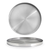 FOH DOS034BSS21 12.25" W Round Stainless Steel Soho Plate