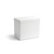 FOH RIB005WHR20 2 Qt. White Plastic Rectangle Ice Bucket