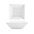 FOH BBO006WHP10 60 Oz. Square Porcelain Kyoto Bowl