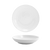 FOH DSD058WHP23 2.5 Oz. White Round Porcelain Spiral Dish