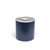FOH RIB020BLL21 3.5 Qt. Blue Faux Leather Round Ice Bucket with Lid