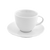 FOH DCS023WHP23 8 Oz. White Round Porcelain Non-Stackable Spiral Cup