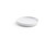 FOH DCS014WHP23 5.75" Dia. x 0.75" H White Porcelain Round Raised Rim Soho Saucer