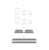 FOH BST049MUM28 White Wood Base Buffet Essentials