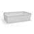 FOH BHO131GYV21 20.75" W x 12.75" D x 5.75" H Mesh Gray Plastic Rectangular Deep Full Size Metroweave Housing or Pan Set