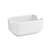 FOH TSP008WHP23 2.25" H x 4.5" W x 3.25" D White Porcelain Rectangular Spiral Packet Holder