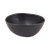 FOH DBO143BKP23 21 Oz. Pepper Round Porcelain Kiln Bowl