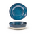 FOH DBO161BLP21 48 Oz. Indigo Round Porcelain Artefact Bowl