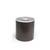 FOH RIB020BRL21 3.5 Qt. Brown Faux Leather Round Ice Bucket with Lid