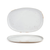 FOH DOS033BEP21 13" W Ash Oval Porcelain Artefact Plate