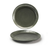 FOH DOS029DGP22 11" Dia. Sage Round Porcelain Kiln Plate
