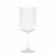 FOH AWI008CLT23 12 Oz. Clear Plastic Gatsby Wine Glass
