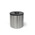 FOH RIB034BSS21 3 Qt. Silver Stainless Steel Round Ice Bucket with Lid