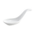 FOH FSP005WHP23 5" W Porcelain Curved Tasting Spoon