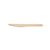 FOH FDK014NAW28 6.25" W Wood Servewise Disposable Knife