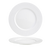 FOH DOS016WHP12 12.5" Dia. Round Porcelain Wide Monaco Plate