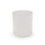 FOH RWA019FRT10 6.5 Qt. Frosted Plastic Cylinder Waste Can with Lid