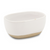 FOH TSH010WHP22 2" H x 4" W x 3" D White Porcelain Oval Artefact Holder