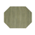 FOH XPM052GOV83 11" W Gold Vinyl Rectangle Metroweave Placemat