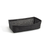 FOH RBA005BKV22 7.5" L x 4" W x 2" H Black Woven Vinyl Rectangular Metroweave Basket