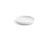 FOH DCS012WHP23 5.25" Dia. x 0.5" H White Porcelain Round Raised Rim Soho Saucer