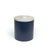 FOH RIB046BLL21 3.5 Qt. Blue Faux Leather Round Ice Bucket with Lid
