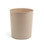 FOH RWL007GYT23 7.5" Dia. x 8.25" H Beige Polypropylene Round Full Cylinder Liner for RWA024