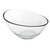 FOH DBO051CLG20 108 Oz. Clear Glass Round Kaleidoscope Bowl