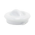 FOH BTP101WHP12 2" Dia. x 1" H White Porcelain Round Spiral Teapot Lid Replacement to BTP002WHP12