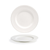 FOH DAP086BEP22 6.25" Dia. Porcelain Round Rimmed Catalyst Plate