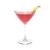 FOH AMA007CLT23 10 Oz. Clear Resin Round Drinkwise Martini Glass