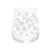 FOH RDO004PDG25 12 Oz. Round Polka Dot Harmony Double Old Fashion Glass