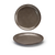 FOH DSP031ESP23 8" Dia. Round Porcelain Mocha Kiln Plate