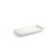 FOH RTR023WHL11 4" W White Rectangular Faux Leather Amenity Tray